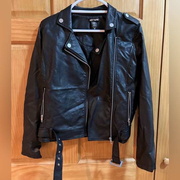 Hot Topic Jackets & Coats Deadstock Hot Topic Leather Jacket Poshmark